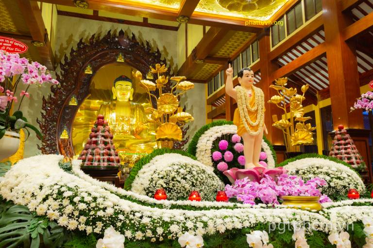 Con người nên làm việc thiện và tiến hành tu tâm vào ngày đại lễ Phật đản