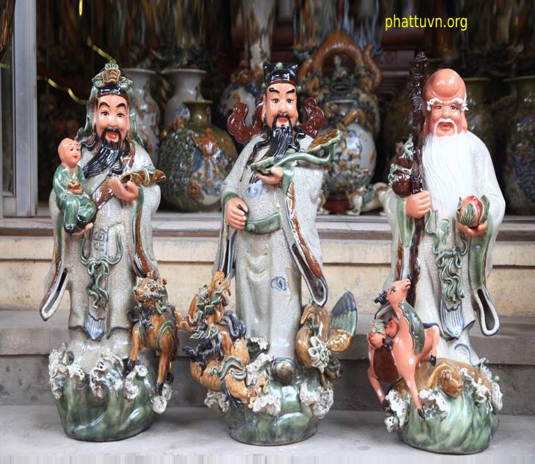 Theo truyền thuyết, Phúc Lộc Thọ là ba con người có thật ở Trung Quốc